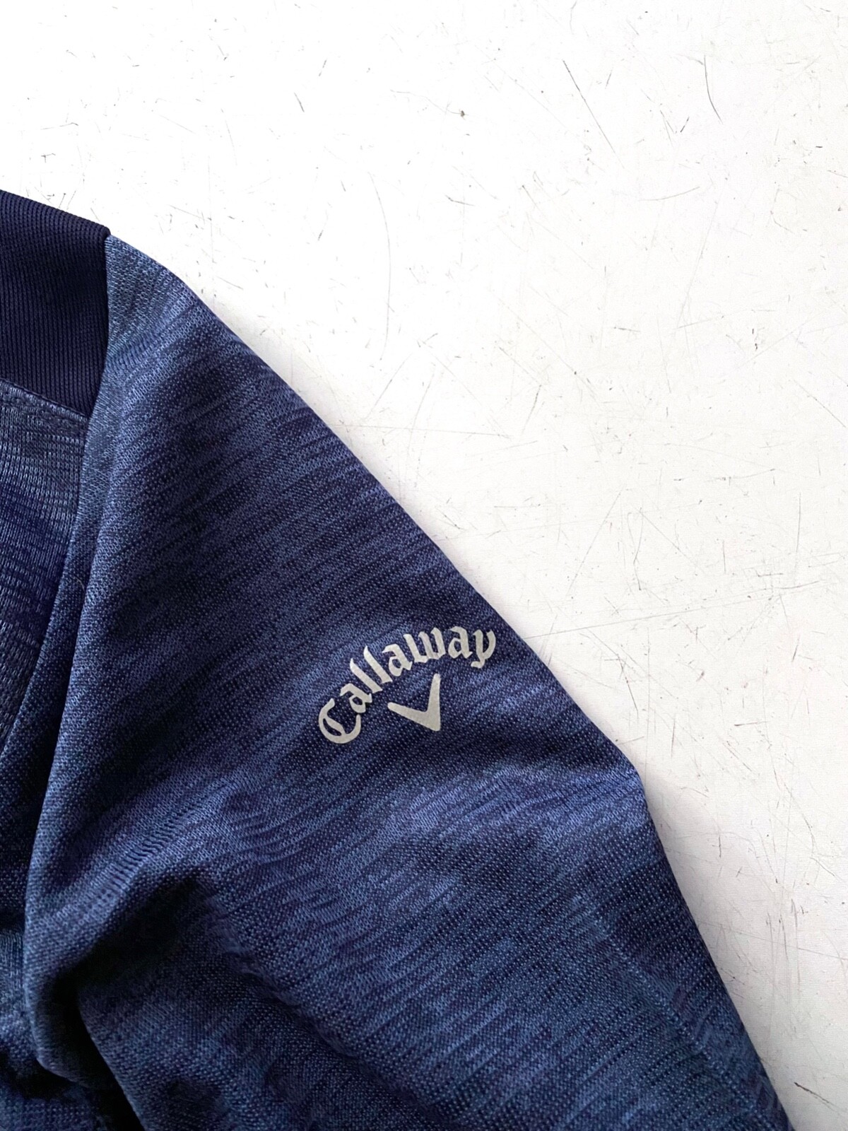 Callaway Nwt Fleece Lined 1/4 Zip Swing Tech Dual-Action Sweater Peacoat 2X gallery