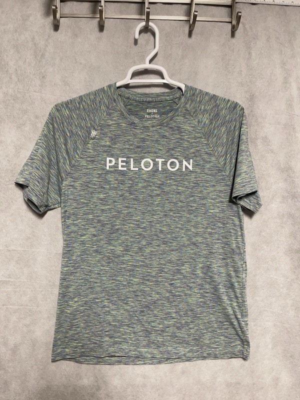 Rhone Peloton Shirt Men L Rainbow Reign Tee Workout Performance Gym Training gallery