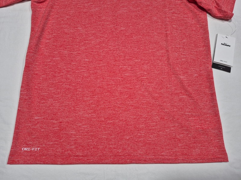 NIKE Mens Essential Hydroguard Swim T-Shirt UPF 40+ NESSA589-614 Red gallery