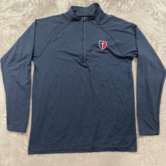 Lululemon Metal Vent Tech Half Zip Pullover Mens XL Blue Lightweight Sweater