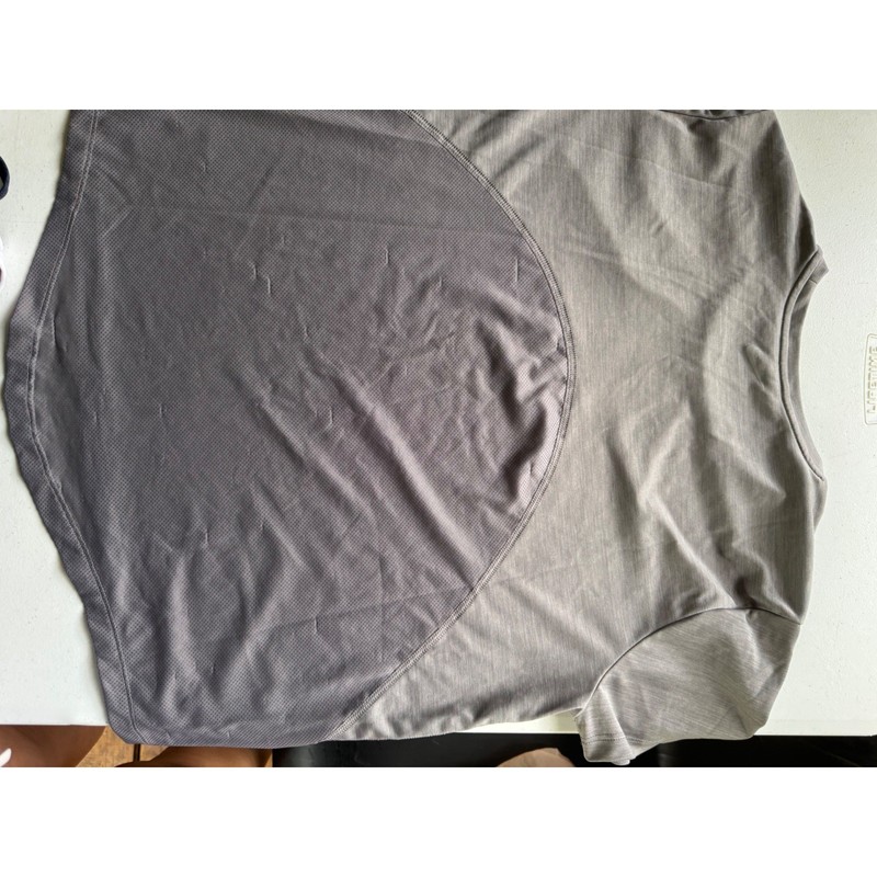 Nike Running Dri-FIT Mens XL Gray Short Sleeve Mesh Back Training T-Shirt gallery