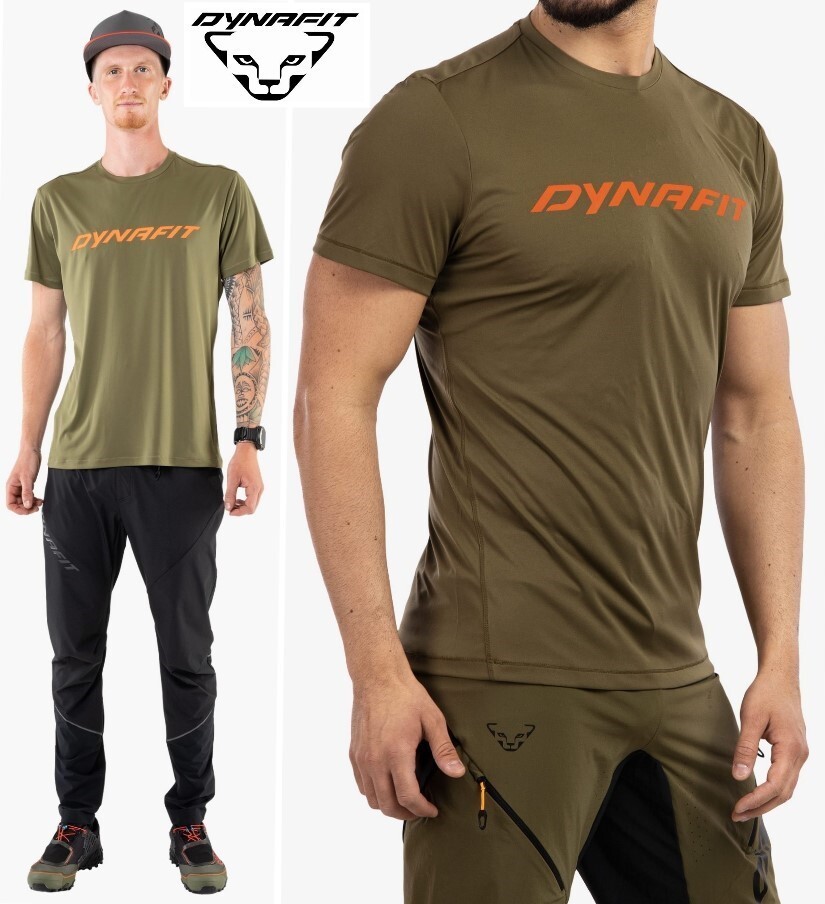 DYNAFIT traverse 2 trail run shirt odor resistant wicking breathable mens medium gallery