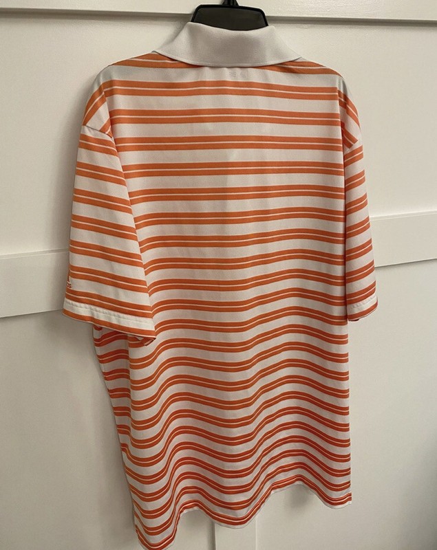 Adidas Large Drifit Orange and white stripe gallery
