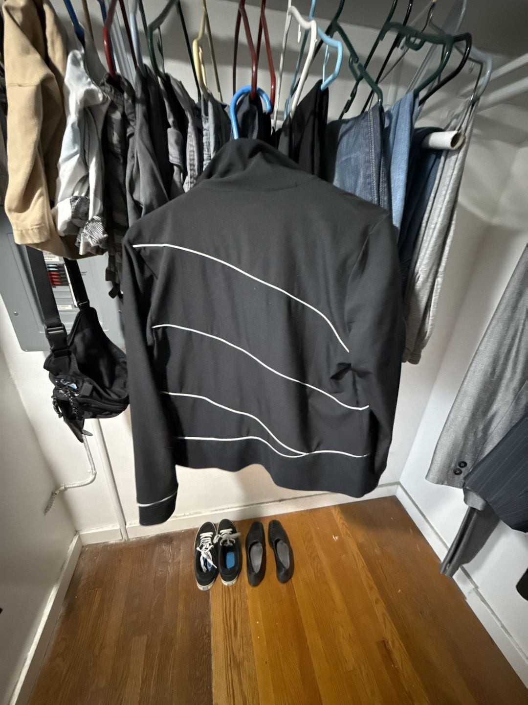 Adidas Full Zip Track Jacket Black Size Large gallery