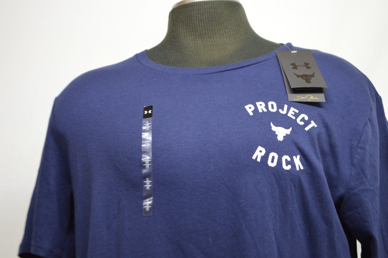 NEW Under Armour Men's Project Rock 7 S / S T Shirt, (410) Midnight Navy LARGE gallery
