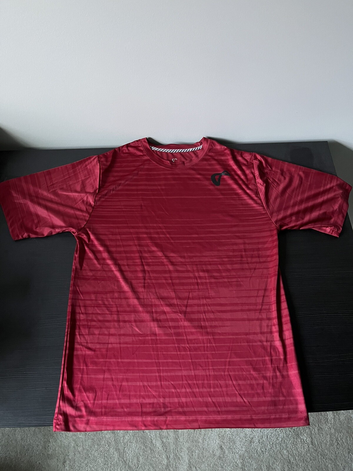 Athletic DNA Performance Crew/Match Tee Red Men's Small gallery
