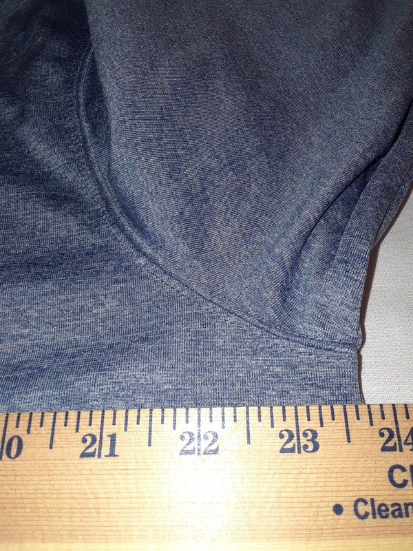 Saddlebred Men's Large 1/4 Zip Long Sleeve Pullover Blue gallery