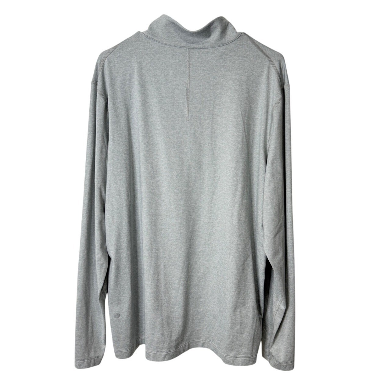Lululemon Mens XL Soft Jersey 1/2 Zip Pullover Shirt Stretch Gray LM3ES1S gallery