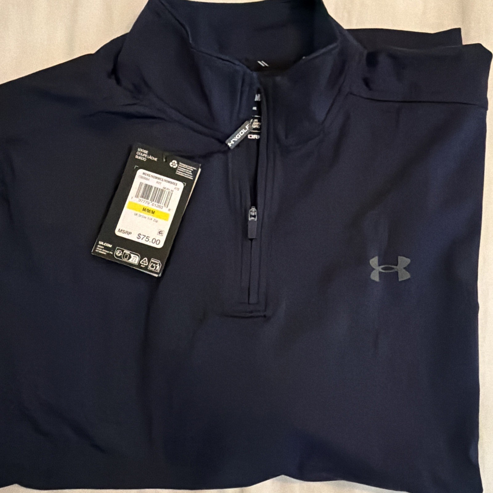 Under Armour Men’s UA Drive ¼ Zip Pullover Golf Top gallery