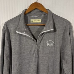 Donald Ross 1/4 Zip Golf Pullover Mock Neck Mens Large Olde Homestead F-18