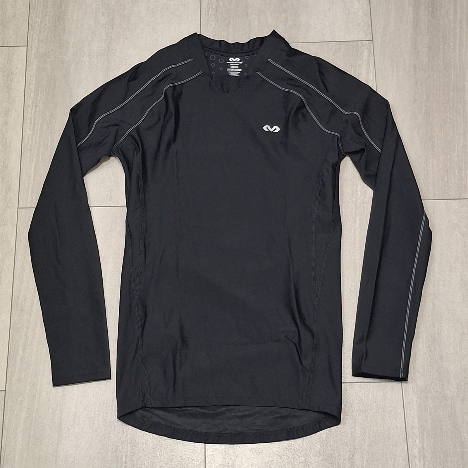 MCDAVID Black Compression Long Sleeve Top Size Small gallery