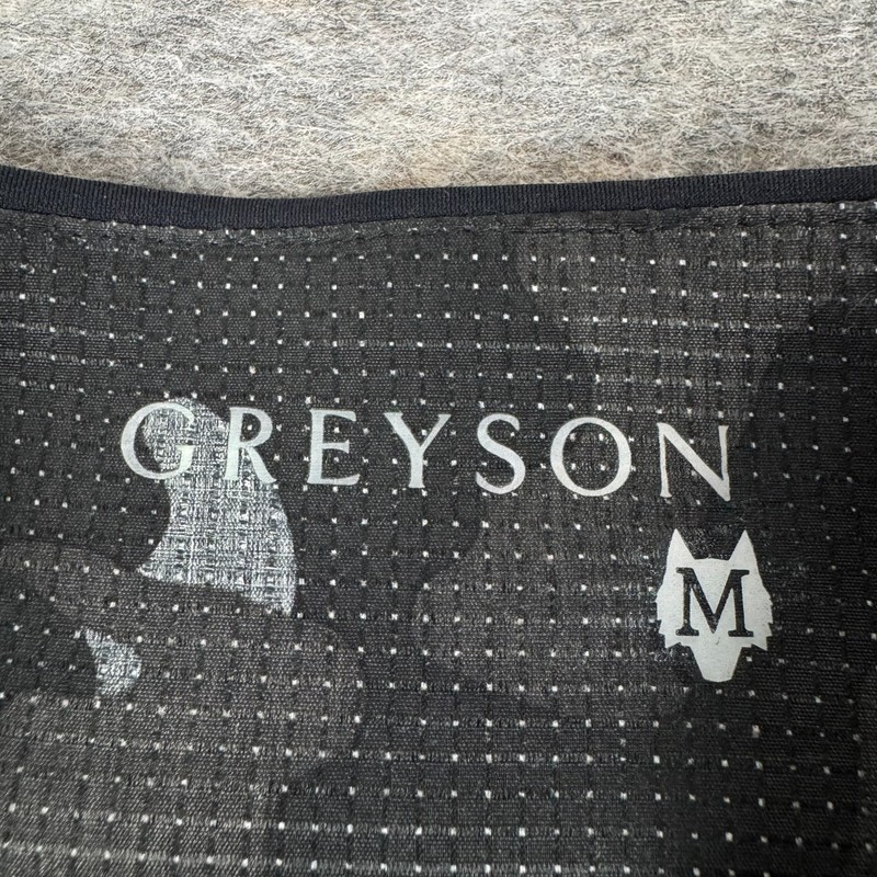 Greyson Tate Shepard Pullover 1/4 Zip Nucor Steel Utah Black Mens Medium M gallery