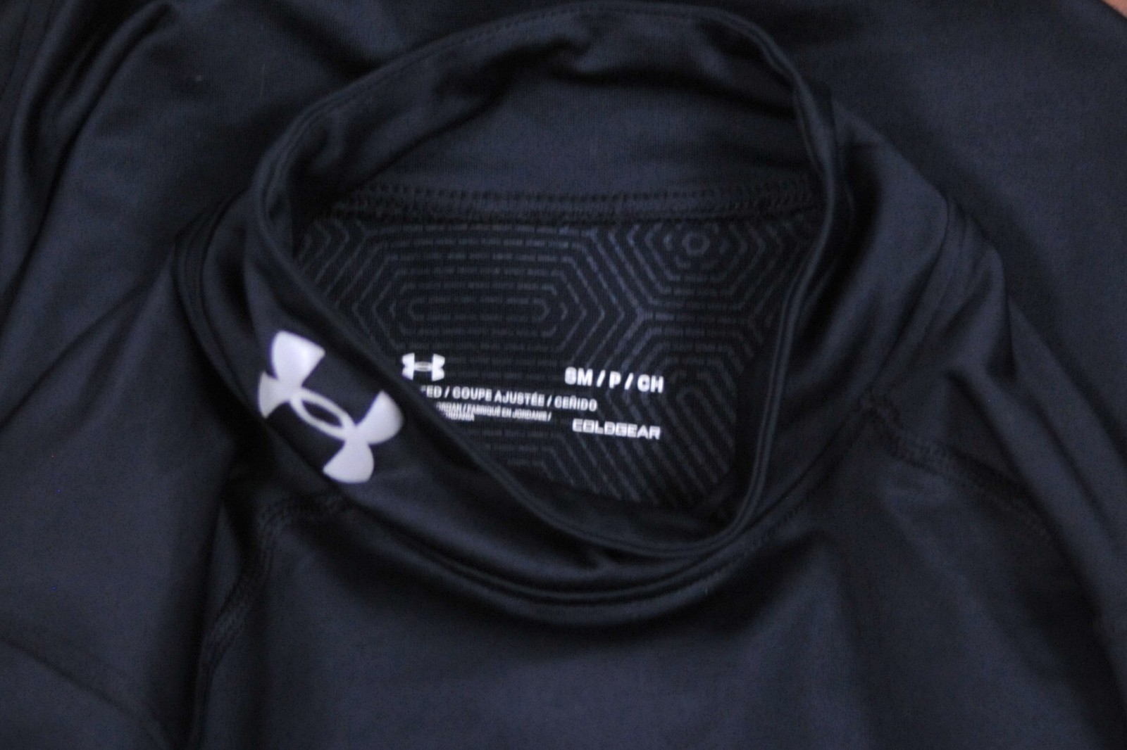 Under Armour ColdGear Infrared Mock Long Sleeve Black Men's Small S gallery