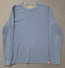 The American Outdoorsman Men’s Blue Long Sleeve Crew Neck Knit T-Shirt M