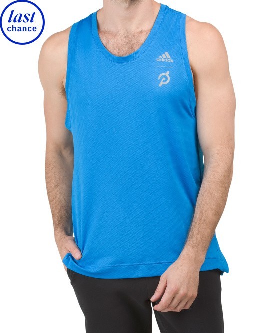Peloton Adidas Collaboration Men's Tank Top, Blue, Large New! Retail $50 gallery