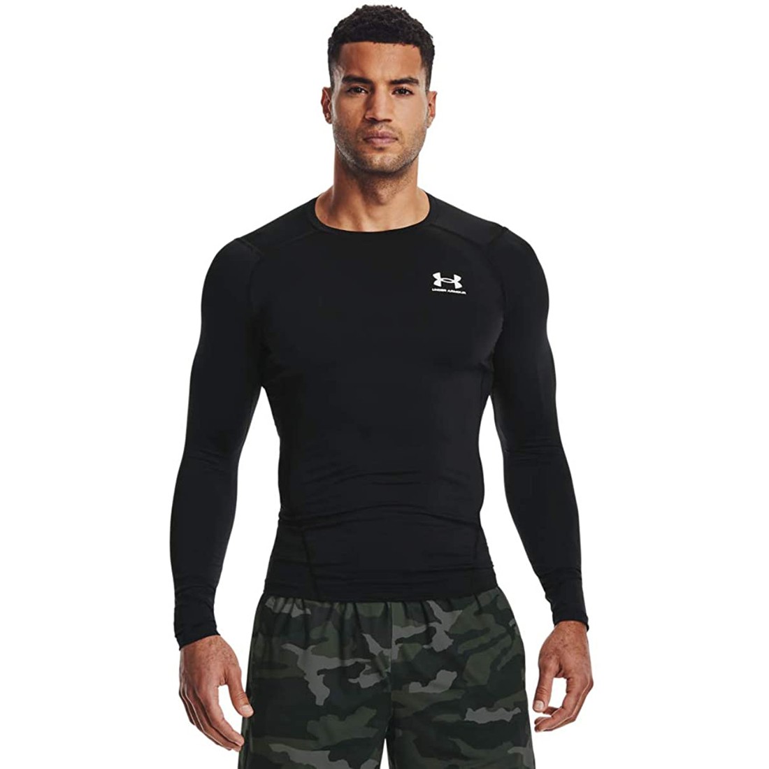 Under Armour Men's Armour HeatGear Compression Long-Sleeve Tee , Black, XX-Large gallery