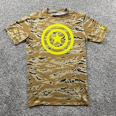 Under Armour Shirt Men Large Alter Ego Captain America Camo Compression Training