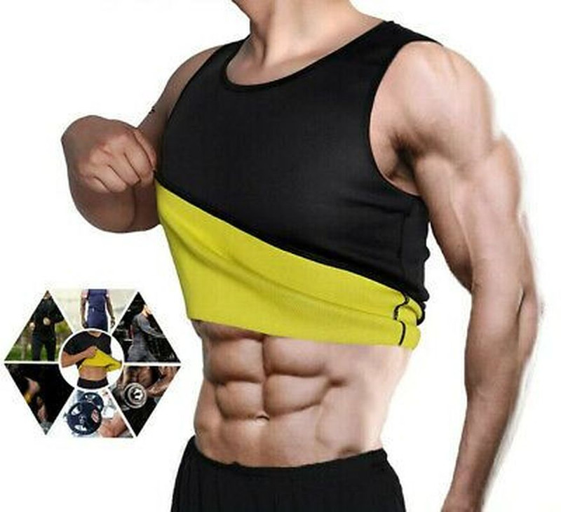 S-5XL Neoprene Thermo Men Waist Shaper Sweat FAJA Thermal Trainer Underwear Vest gallery