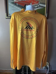 47th MARINE CORPS MARATHON Yellow Long Sleeve T-Shirt~Adult 2XL