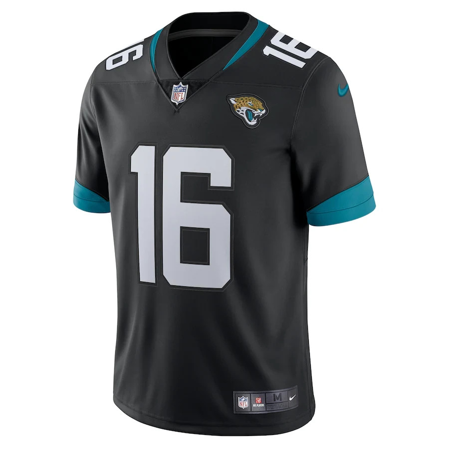 Nike Trevor Lawrence Jacksonville Jaguars Vapor Limited Jersey Black Stitched gallery