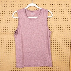 Z by Zella Mens Sleeveless Activewear Tank Top Heather Burgundy RZ466180MN Small