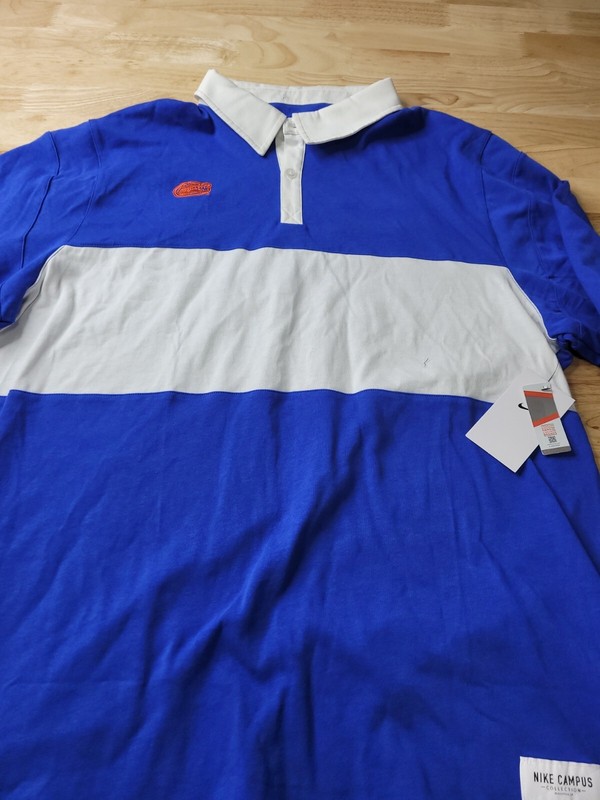 Nike Campus Collection Florida Gators Long sleeve rugby shirt X-Large DO4705-480 gallery
