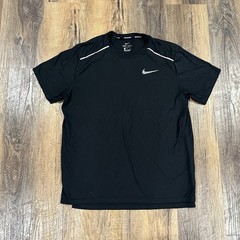 Nike Men’s Black Running Dri-Fit Stay Cool Mesh Shirt Size L Large CT7749-010