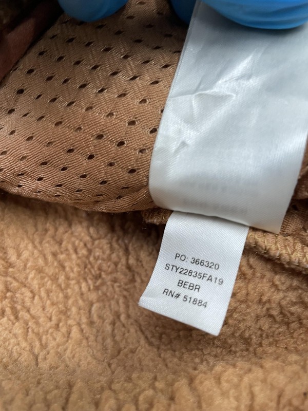 Patagonia Fleece Pullover Mens Small Bear Brown Retro Pile 1/4 Zip Sherpa 22835 gallery