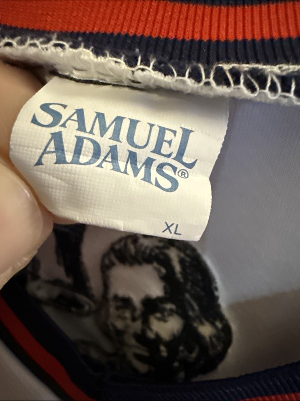 Sam Adams Beer Basketball Jersey, Size: XL, Color: Red, White, & Blue #84 gallery