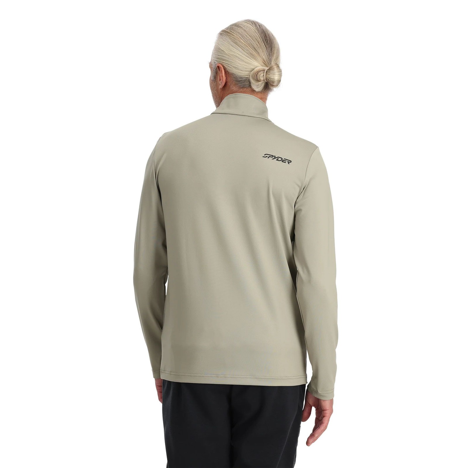 Spyder Prospect 1/2 Zip Men's Shirt, Concrete, X-Large gallery