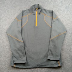 Under Armour Pullover Men Large Quarter Zip Waffle All Season Gear Loose Fit UA