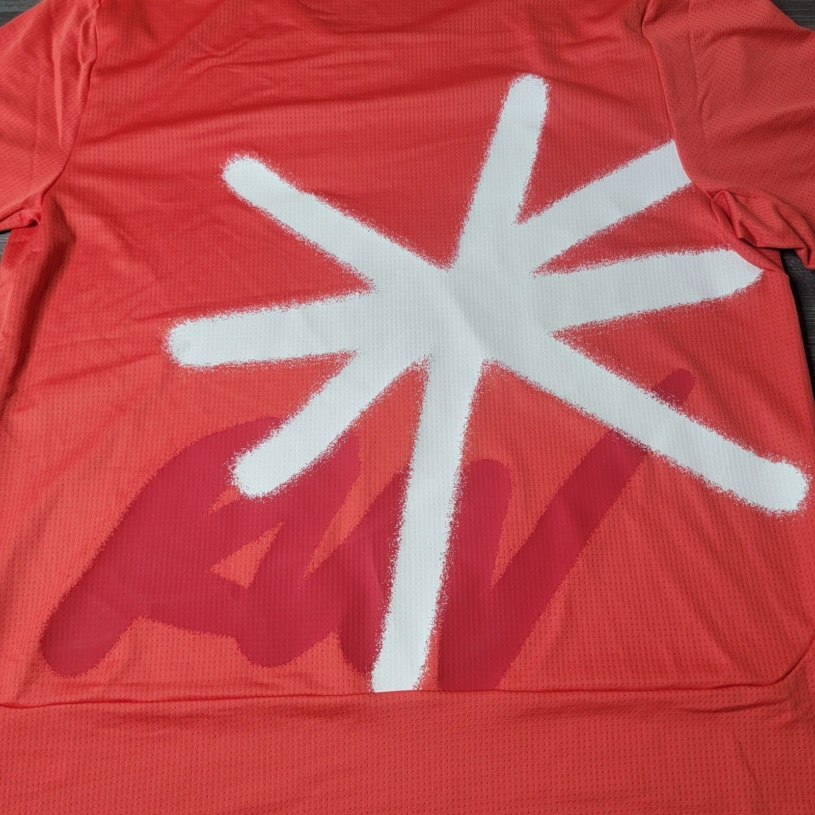 Nike Dri-Fit Breathe Rise 365 Wild Run T-Shirt Orange Mens L DD5355-605 gallery