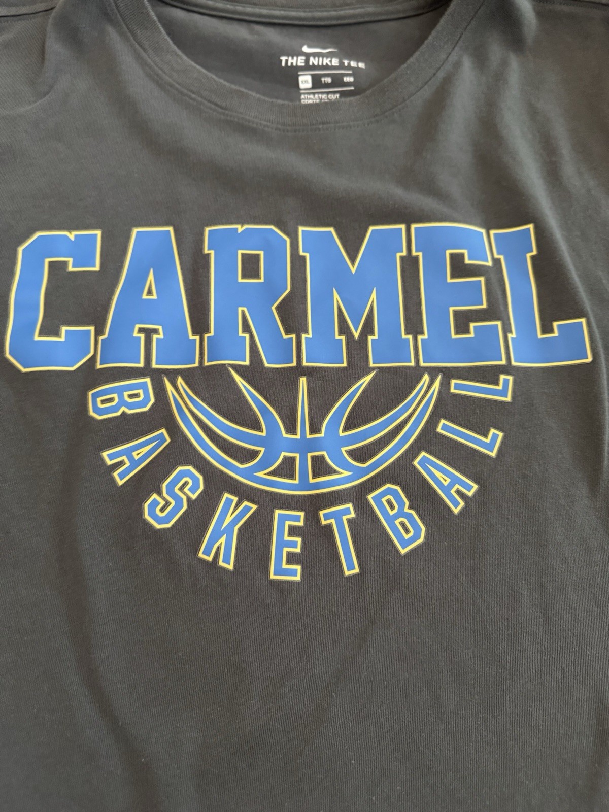 Nike Dri-FIT Men's XXL Black Crew Neck Long Sleeve Basketball Graphic Tee gallery