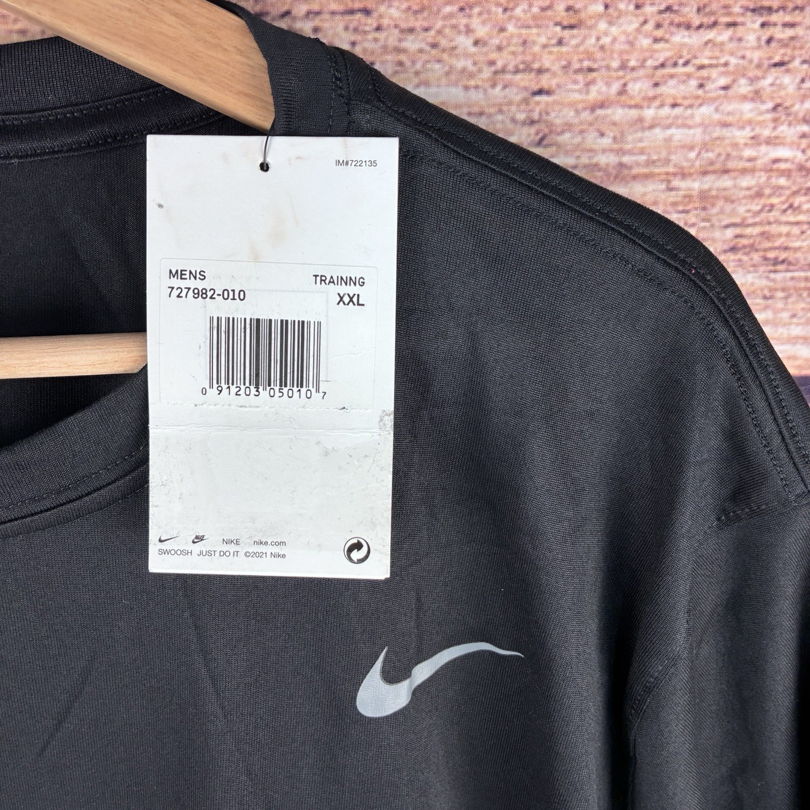 Nike Dri-FIT Legend Men's Training T-Shirt Black XXL 2XL 727982-010 NWT gallery