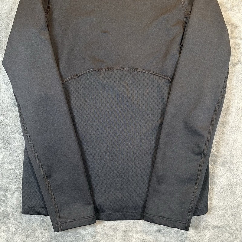 Under Armour Shirt Youth L Black Cold Gear Long Sleeve Fitted Mock Activewear gallery