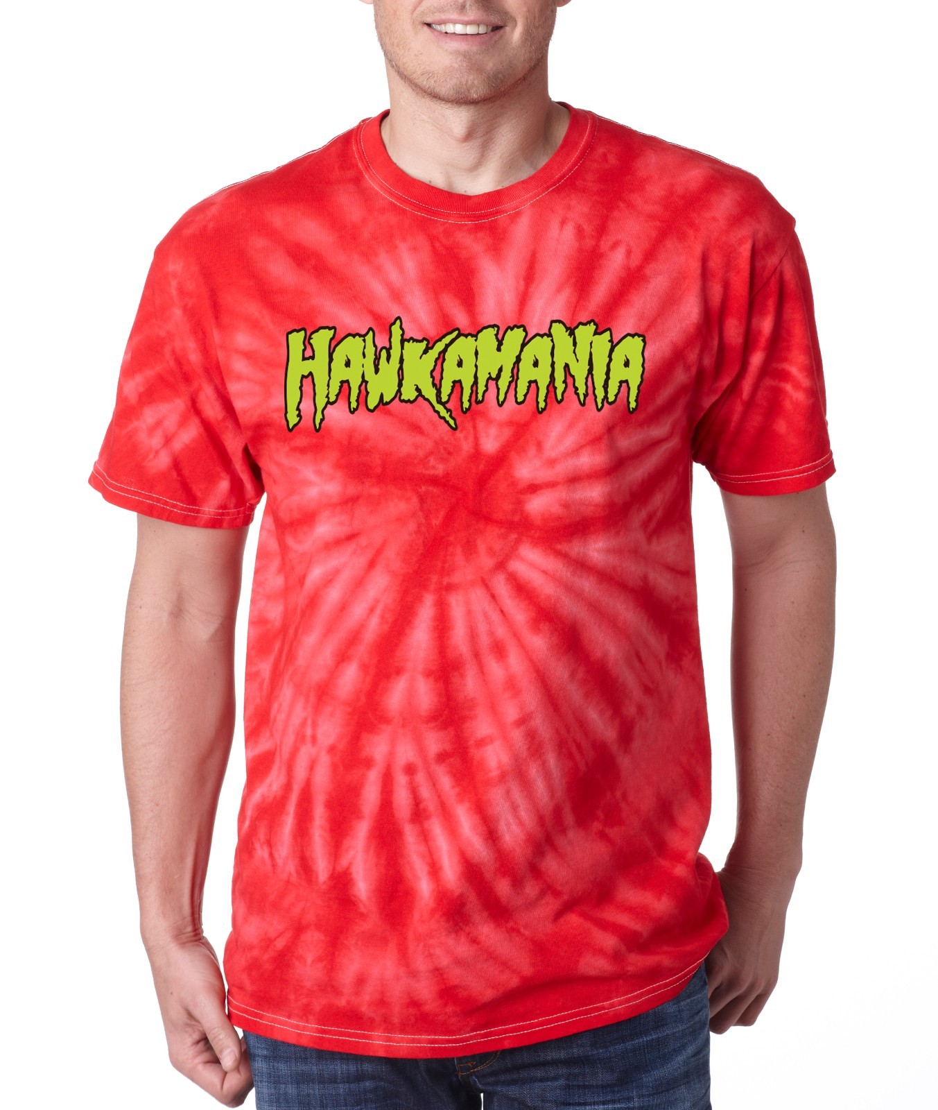 TIE DYE Atlanta Hawks Playoffs "HAWKAMANIA" jersey T-shirt gallery