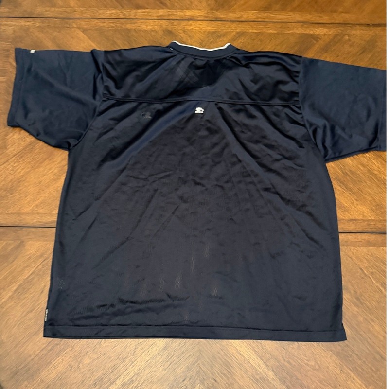 Starter Mens V-Neck Mesh Athletic Jersey Shirt Navy Blue Size 2XL RN70892 gallery