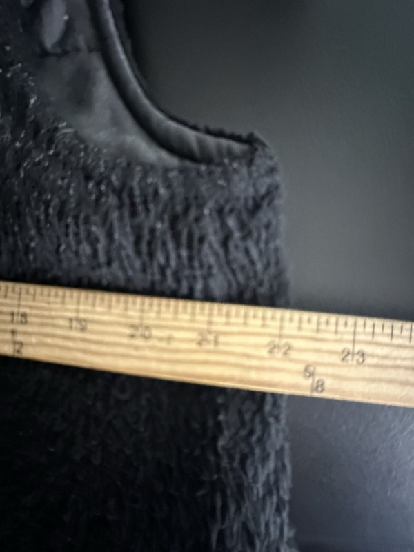 Lululemon Men Large Full ZIP Reversible Vest Jacket Quilted /Soft Fuzzy Long L47 gallery