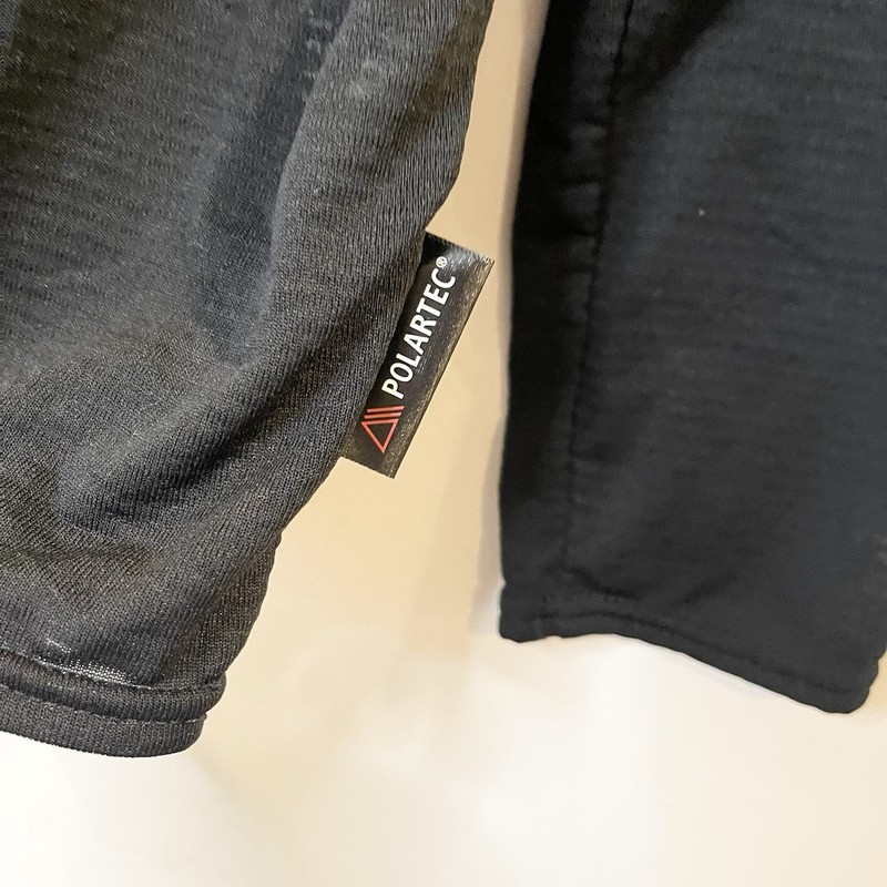 Strafe Polartec Black Midweight Base Layer Sweat Shirt 1/4 Zip Men's Size M gallery