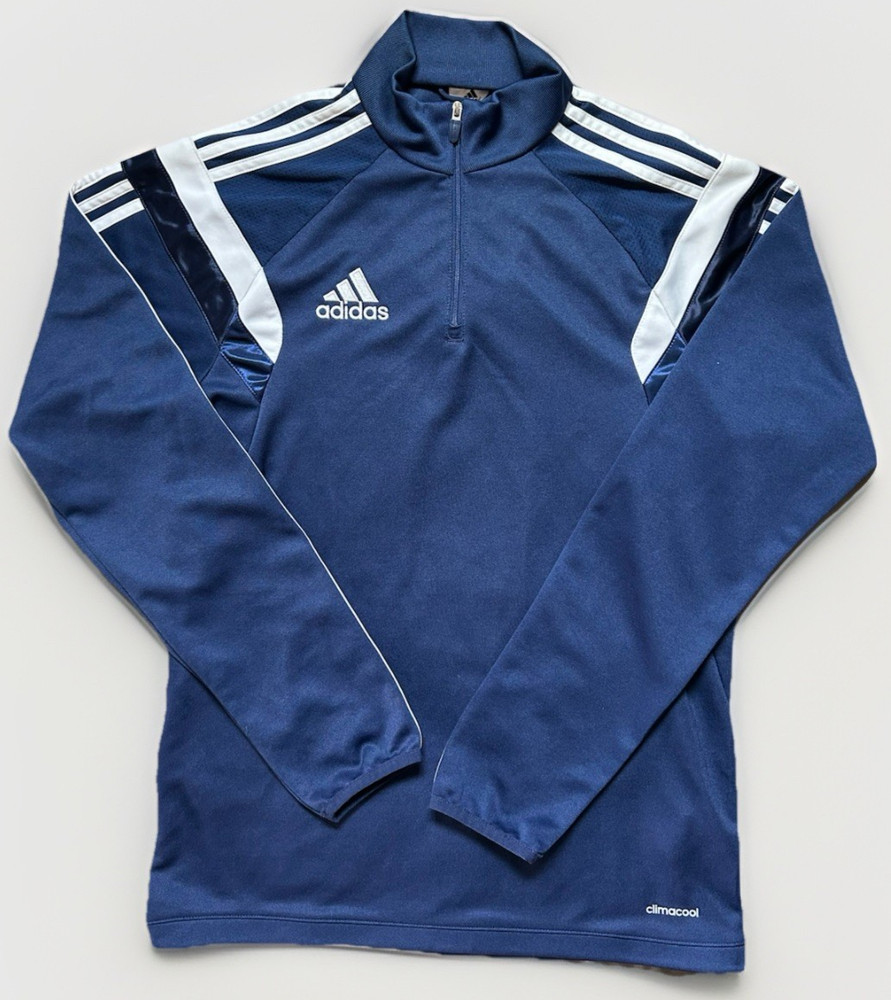 Adidas Climacool 1/4 Zip Embroidered Logo Pullover w/ Cinch Band• Men's S