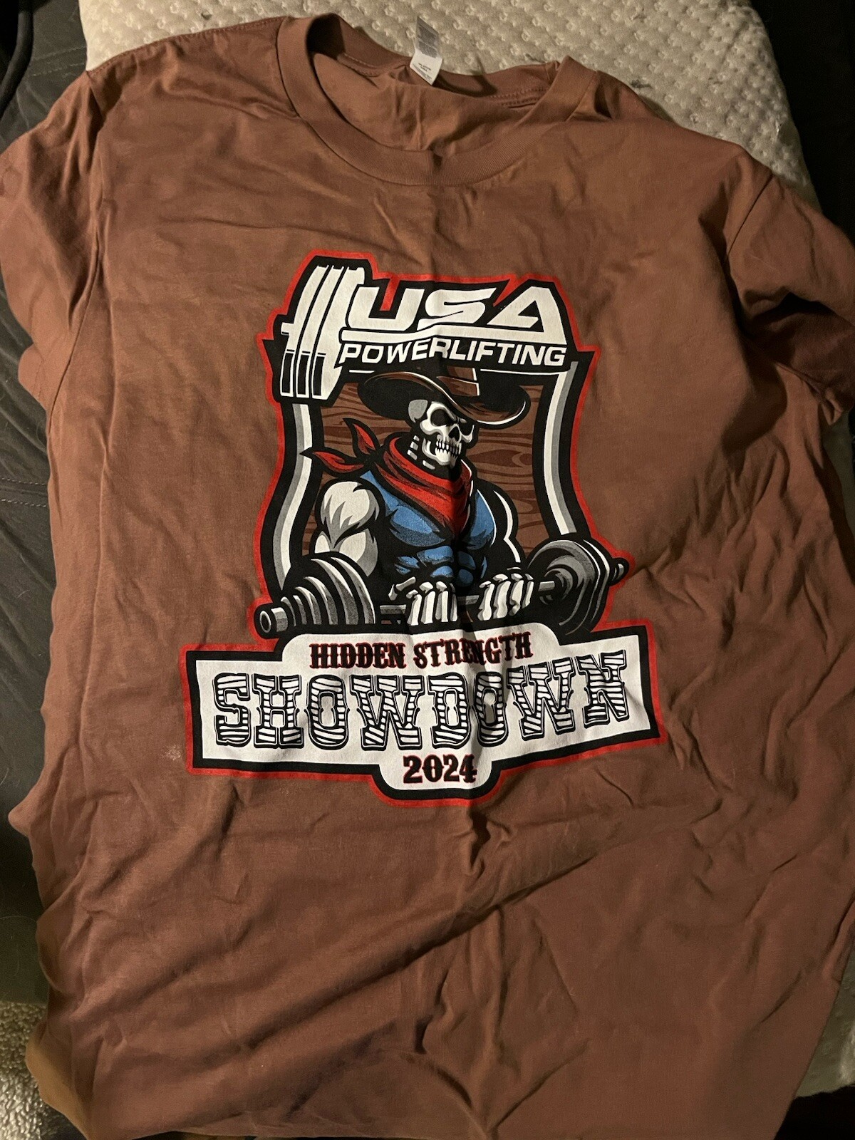USAPL Meet Shirt Large Showdown USA Powerlifting West California LA gallery