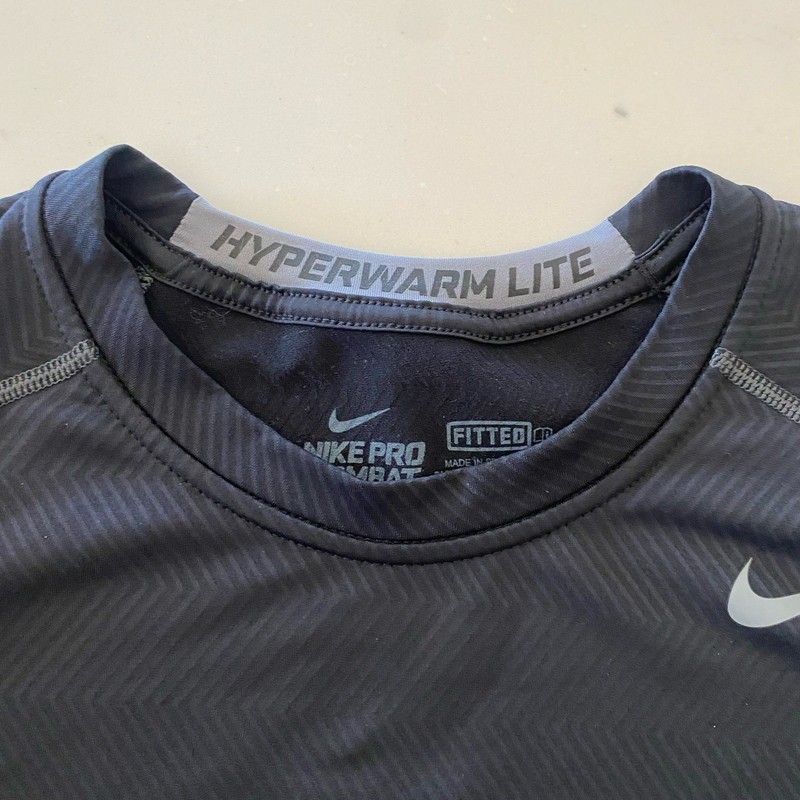 Nike Hyperwarm Pro Combat Compression Shirt Men’s XL Long Sleeve Black gallery