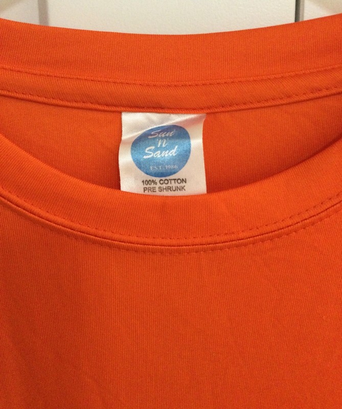 Sun N Sand Men’s Size Large Outdoor Sport Activewear Shirt Orange Long Sleeve gallery