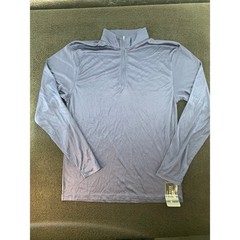 UltraClub Cool Dry Performance 1/4 Zip Pullover Top Blue S P