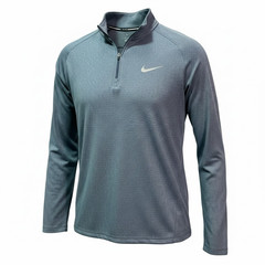 Nike Element Half Zip Running Top Mens XL Blue Dri-FIT Pullover Shirt Run