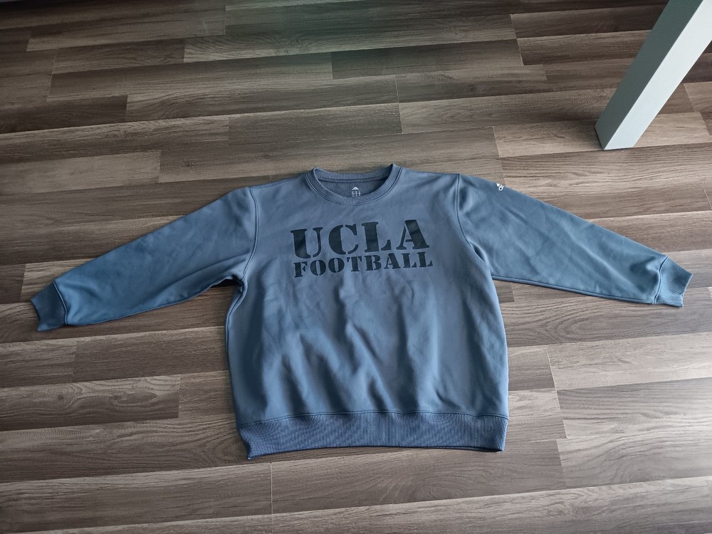 Adidas climawarm Men XL size gray color UCLA FOOTBALL sweatshirt