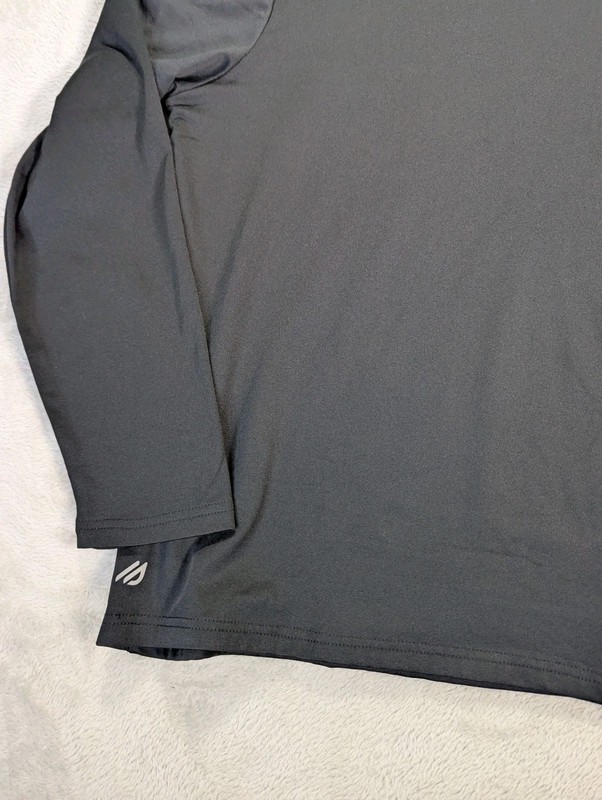 Eddie Bauer FreeDry Brushed Long Sleeve Crew Shirt Men's Size 2XL Black gallery