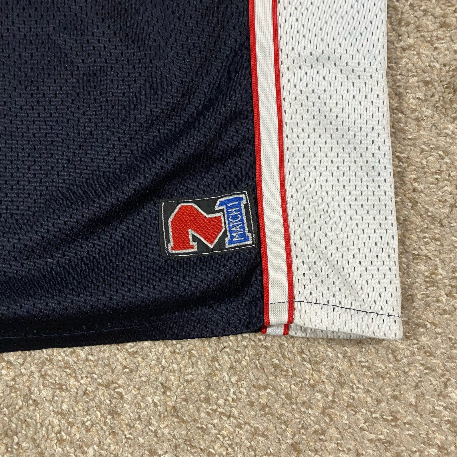 Vintage Match1 Jersey Mens XL Basketball Pinnie 90s Streetwear Sports Tank Top gallery