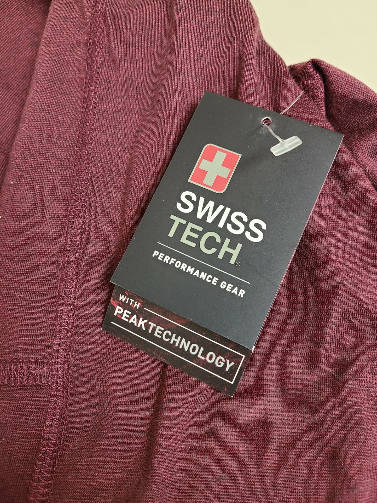 New With Tags Swiss Tech Performance Gear Maroon Long Sleeve XL/XG (46-48)  gallery