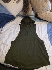 Under Armour Project Rock Sleeveless Eagle Hoodie Tank Men’s L